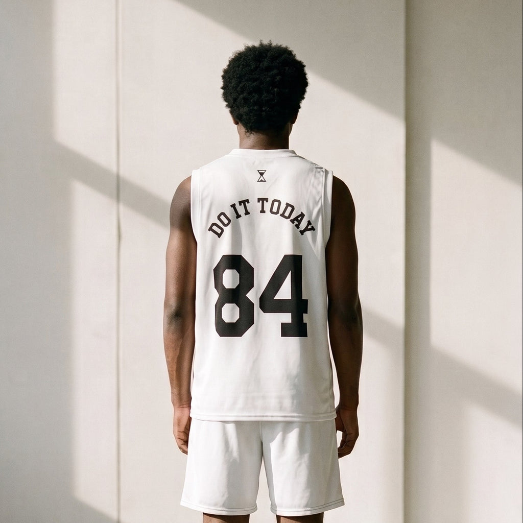 SHORTLIFE SLEEVLES JERSEY WHITE