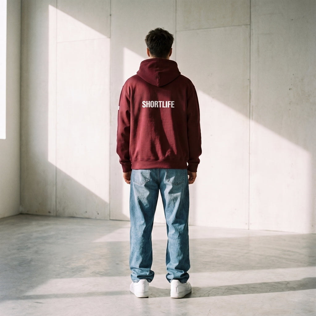 SHORTLIFE OVERSIZED ZIP HOODY