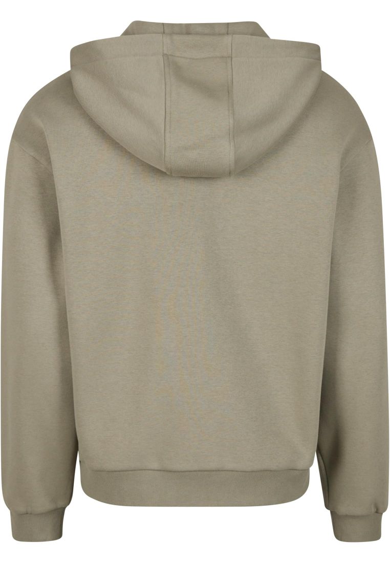 FELPA CORTA ZIP CON CAPPUCCIO