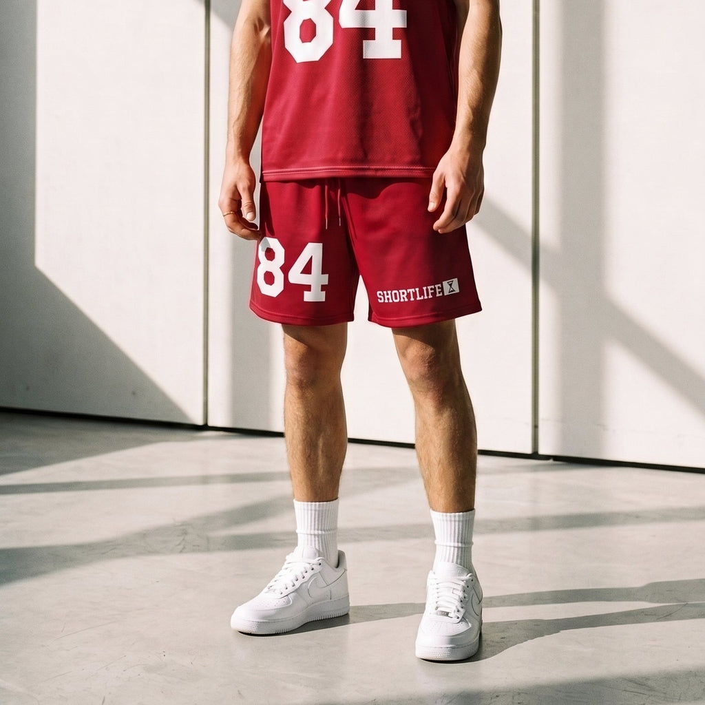 SHORTLIFE BASKETBALL SHORT RED